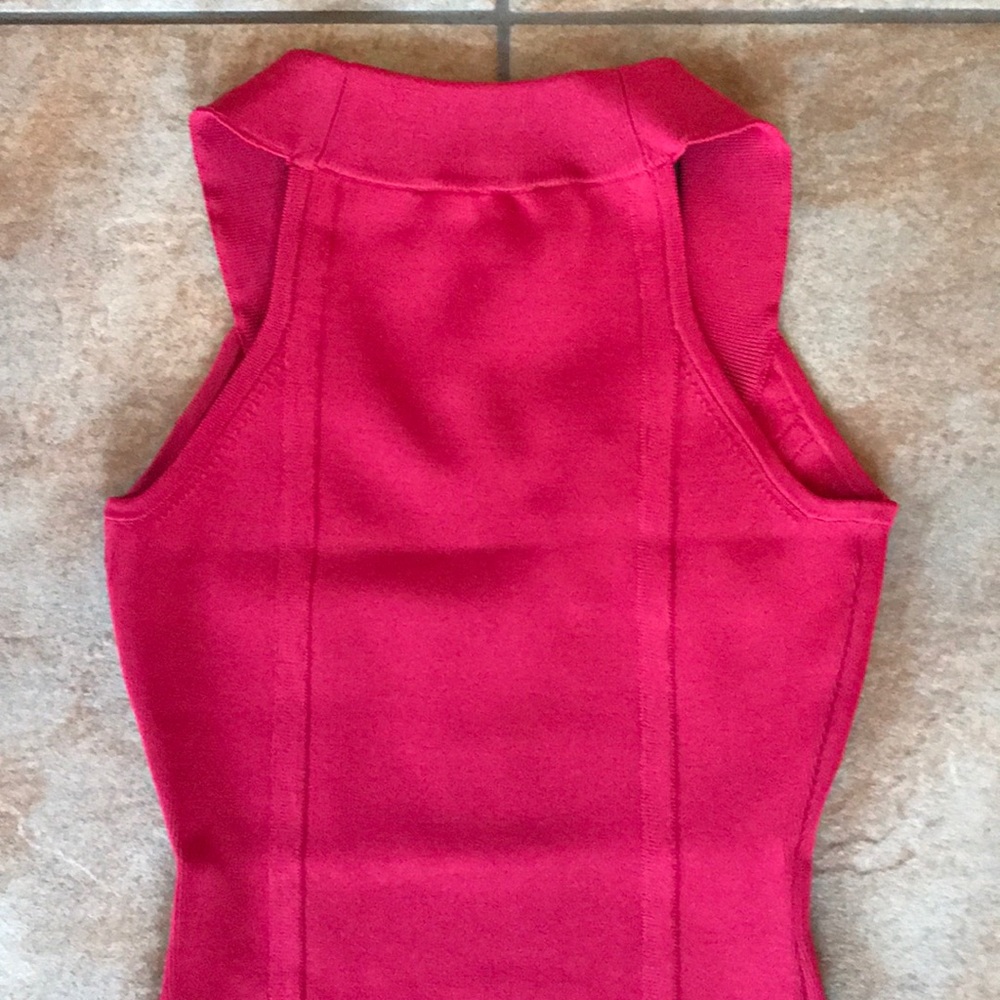 New BCBG MAXAZRIA Fitted Ruby Bodycon Knit Dress - Picture 7 of 8